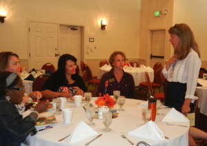 Carol Green and Justine Fischer California State PTA