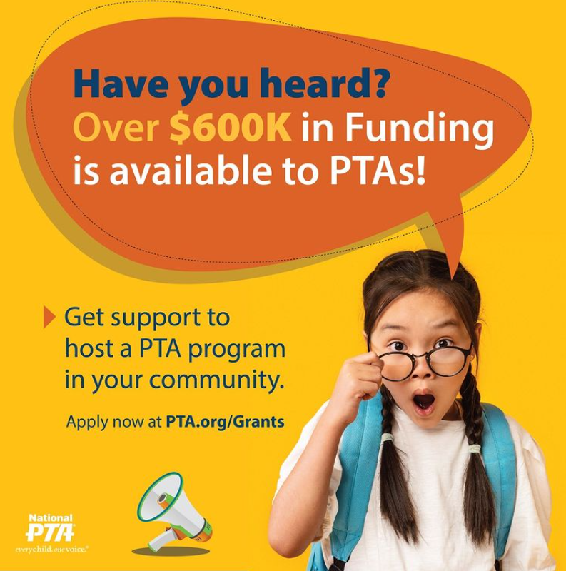 National PTA Grants Ninth District PTA